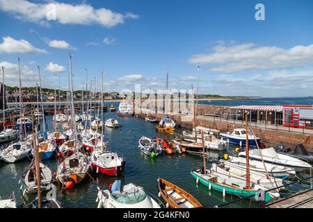 Porto di Berwick Nord in un giorno estivo 2021 Foto Stock