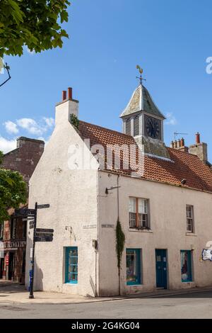 L'angolo della strada alta e di qualità North Berwick Foto Stock