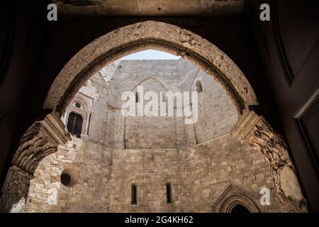 Castello di Castel del Monte, Santa Maria del Monte, Andria, Puglia, Italia, Europa Foto Stock