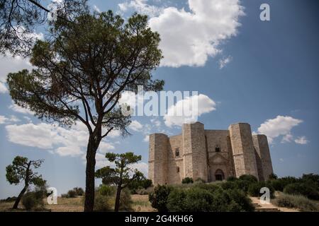 Castel del Monte, Santa Maria del Monte, Andria, Puglia, Puglia, Italia, Europa Foto Stock