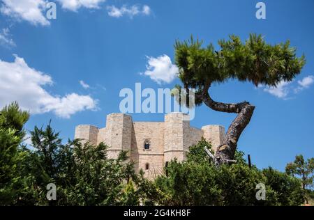 Castello di Castel del Monte, Santa Maria del Monte, Andria, Puglia, Italia, Europa Foto Stock