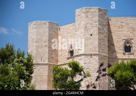 Castello di Castel del Monte, Santa Maria del Monte, Andria, Puglia, Italia, Europa Foto Stock