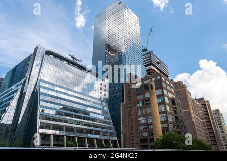 Brookfield West e sviluppo nella zona di Hudson Yards a New York mercoledì 9 giugno 2021 (© Richard B. Levine) Foto Stock