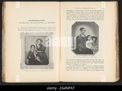 Ritratto di una donna sconosciuta con sua figlia; Daguerretypie (Atelieraufnahme) vom settembre 1848.. Foto Stock