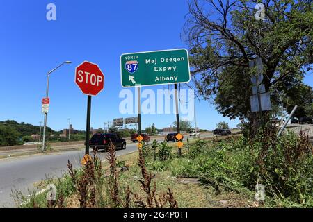 Major Deegan Expressway, Bronx, New York City Foto Stock