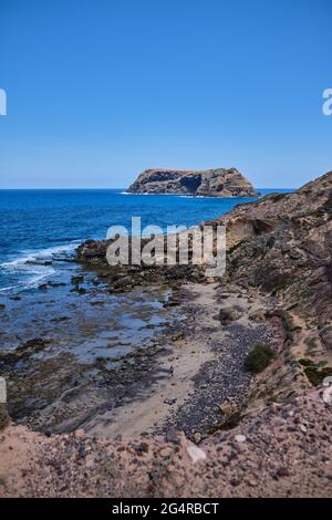 Porto dos Frades, Isola di Porto Santo Foto Stock