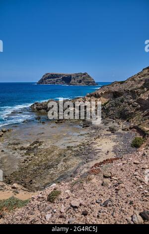 Porto dos Frades, Isola di Porto Santo Foto Stock