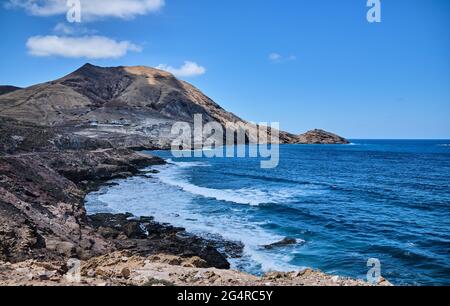 Porto dos Frades, Isola di Porto Santo Foto Stock