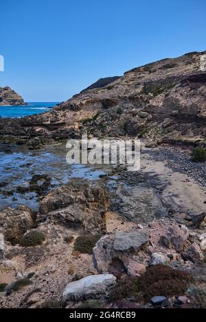 Porto dos Frades, Isola di Porto Santo Foto Stock