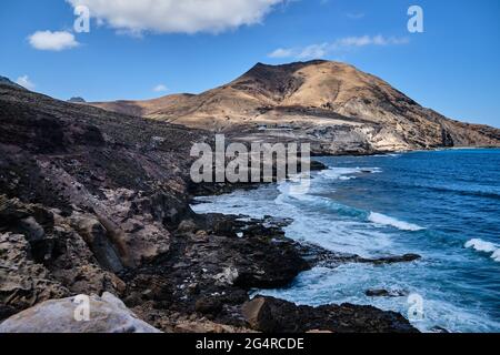 Porto dos Frades, Isola di Porto Santo Foto Stock