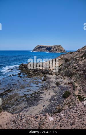 Porto dos Frades, Isola di Porto Santo Foto Stock