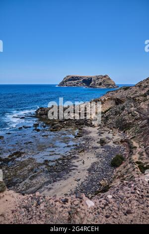 Porto dos Frades, Isola di Porto Santo Foto Stock