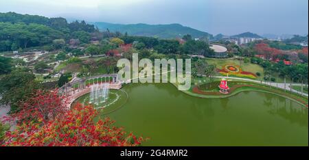 Il parco luhu nel quartiere yuexiu di guangzhou nella provincia di guangdong Foto Stock