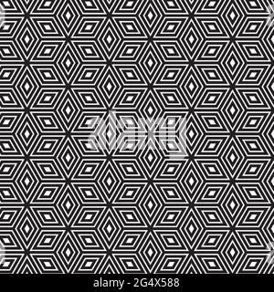 motivi geometrici di elementi triangolari con linee gialle Illustrazione Vettoriale