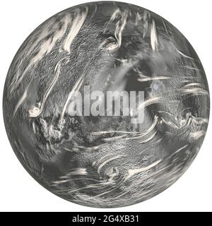 Immagine 3d con rendering digitale del pianeta Mercury Foto Stock