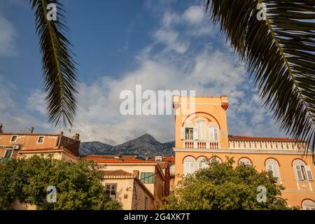 Croazia, Split-Dalmazia County, Makarska, Villa in Riviera di Makarska Foto Stock
