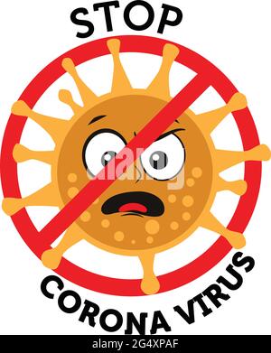 virus corona. prevenzione virus corona. illustrazione del virus corona. sfondo del virus corona Illustrazione Vettoriale