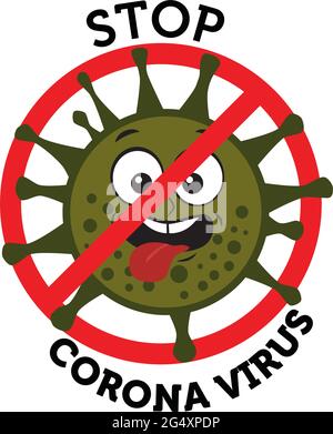 virus corona. prevenzione virus corona. illustrazione del virus corona. sfondo del virus corona Illustrazione Vettoriale