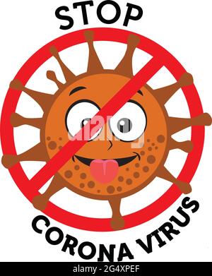virus corona. prevenzione virus corona. illustrazione del virus corona. sfondo del virus corona Illustrazione Vettoriale