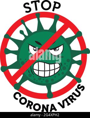 virus corona. prevenzione virus corona. illustrazione del virus corona. sfondo del virus corona Illustrazione Vettoriale