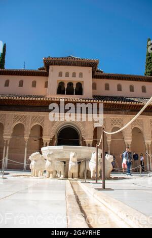 alambra de granada monumento nacional Foto Stock