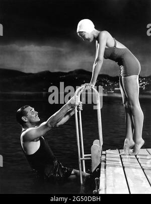 CLARK GABLE e GENE TIERNEY in NEVER LET ME GO 1953 regista DELMER DAVES dal romanzo come The Dawn di Paul Winterton produttore Clarence Brown Metro Goldwyn Mayer Foto Stock