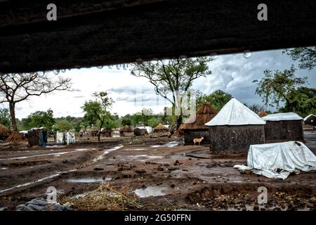 Bidibidi, Morobi, campo profughi, Uganda, Africa Foto Stock