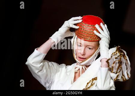 Roma, Romaison presenta l'incarto di Pasolini, nella foto: Tilda Swinton Foto Stock