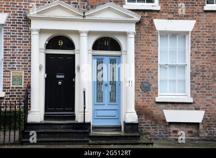 Rodney Street a Liverpool Foto Stock