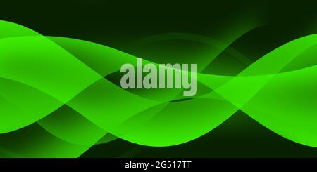 Premium Green Abstract sfondo moderno. Nuovo sfondo di forme sfumate verdi Foto Stock