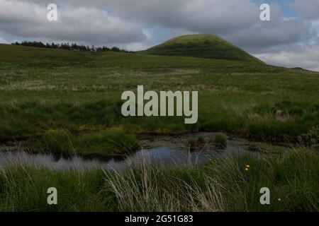 Y Foel dal Wye Valley Walk, Galles Foto Stock