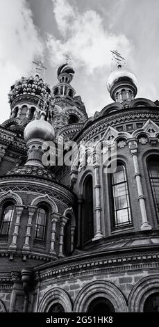 Chiesa del Salvatore sul Sangue versato a San Pietroburgo, Russia Foto Stock