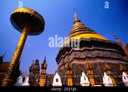 Wat Phra che Lampang Luang tempio, Lampang, Thailandia Foto Stock