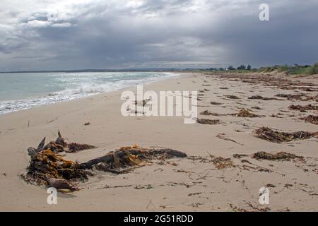 Pioggia sulla costa a Jurien Bay Foto Stock