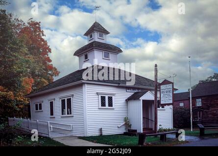 Ufficio postale di Deerfield, Massachusetts. Foto Stock