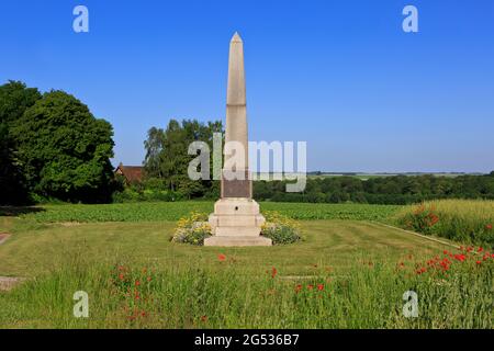 Il 18 ° (Eastern) britannico Divisione Memorial a Thiepval (Somme), Francia Foto Stock