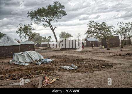 Bidibidi, Morobi, campo profughi, Uganda, Africa Foto Stock