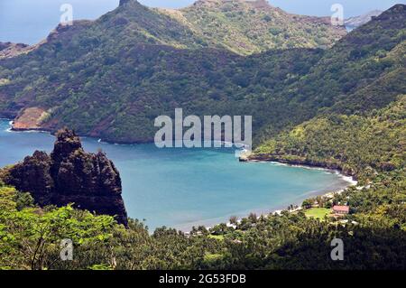 Nuku Hiva, Isole Marquesas, Polinesia francese Foto Stock