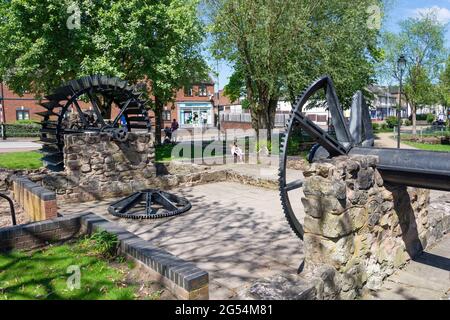 The Ancient Town Mill, Mill Bank, Stafford, Staffordshire, Inghilterra, Regno Unito Foto Stock