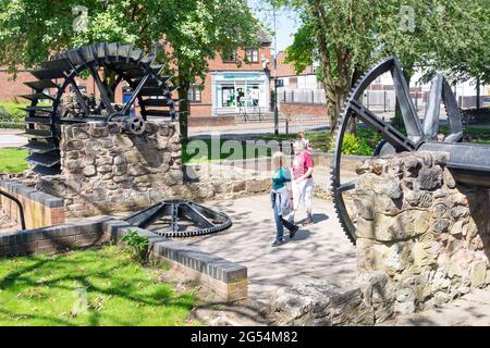 The Ancient Town Mill, Mill Bank, Stafford, Staffordshire, Inghilterra, Regno Unito Foto Stock