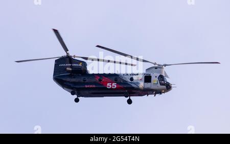 CH-47 elicottero Chinook Foto Stock