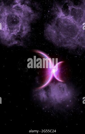 Mondi binari Foto Stock