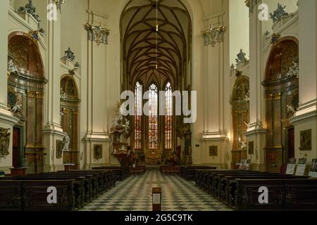 Cattedrale di San Pietro e Paolo a Brno Foto Stock
