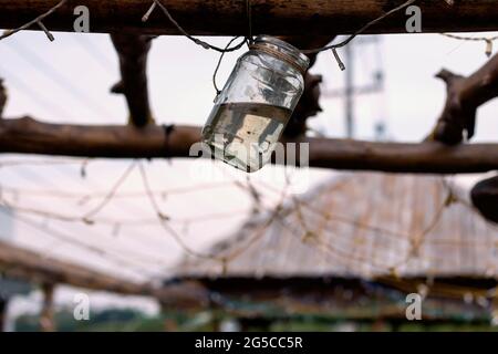 carta da parati vintage diventa una bella carta da parati astratta Foto Stock