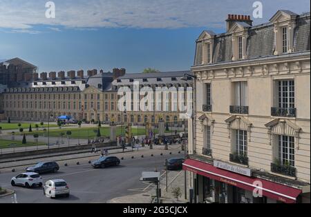 Il Castello di Fontainebleau, FR Foto Stock