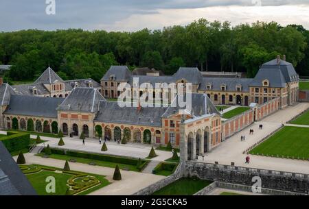 VAUX-LE-VICOMTE, FRANCIA - MAGGIO 18 : l'Château de Vaux-le-Vicomte. Foto Stock