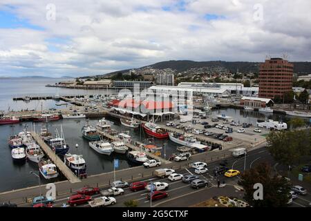 Porto di Hobart in Tasmania, Australia Foto Stock