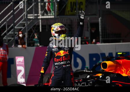 Spielberg, Austria. 26 Giugno 2021. 33 Max Verstappen RedBull Racing Honda. Formula 1 Campionato del mondo 2021, GP di Stiria 2021, 24-27 giugno 2021 Credit: Agenzia indipendente di Foto/Alamy Live News Foto Stock