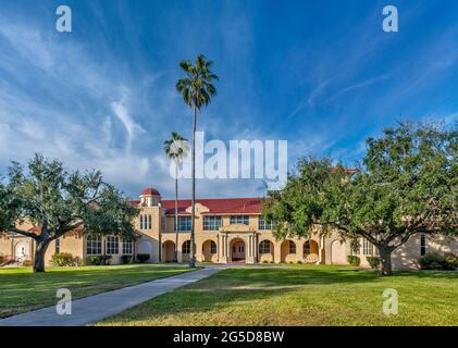 JR Manning Hall, 1925, presso la Texas A&M University, a Kingsville, Texas, Stati Uniti Foto Stock