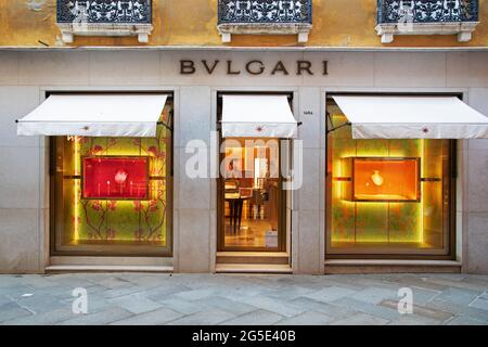 Bulgari a Venezia, Italia Foto Stock